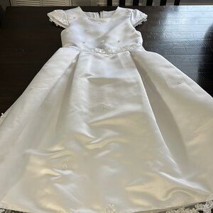 Elegant White Kids Dress